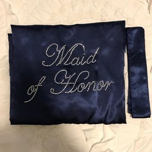 Navy ‘Maid of Honor’ Robe